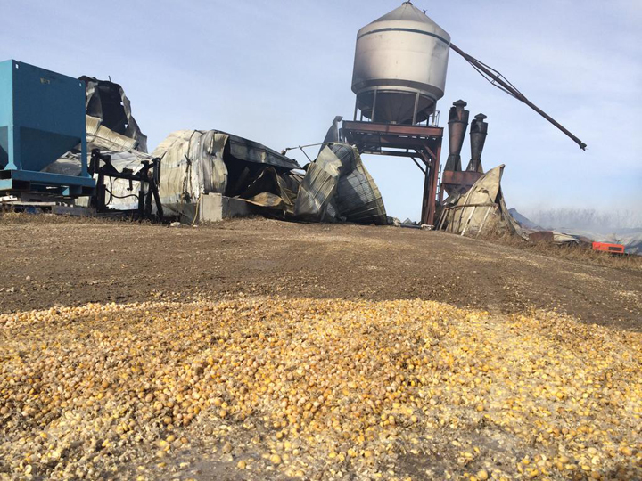 On Saturday, fire leveled a long-running seed cleaning plant and connected welding shop owned by the Greenshields family in Semans, Saskatchewan.