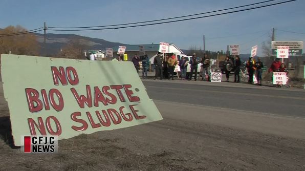 Nicola Valley residents protest influx of sewage sludge from Okanagan - image