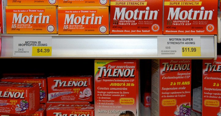 Children’s Tylenol, Advil shortage in Alberta attributed to summer COVID infections