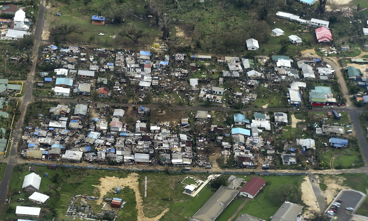 Shelters, early warning helped Vanuatu avoid mass casualties from
Cyclone Pam
