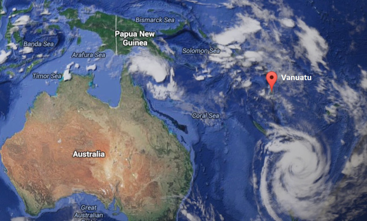 Strong earthquake hits Pacific archipelago of Vanuatu