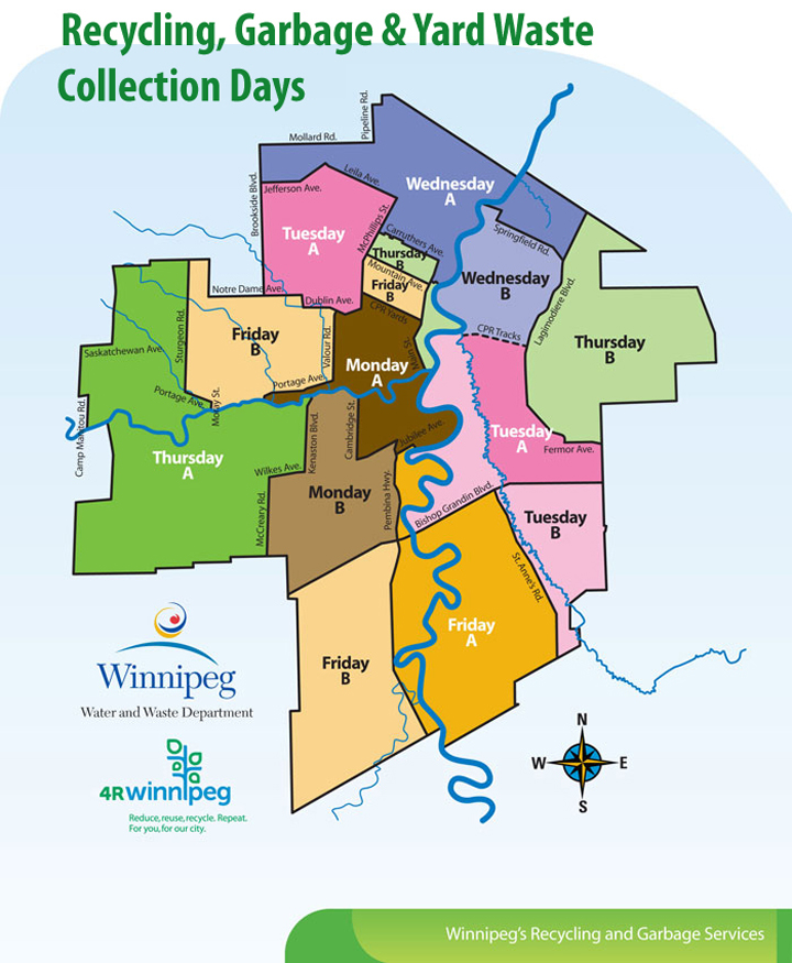Winnipeg yard waste collection day map