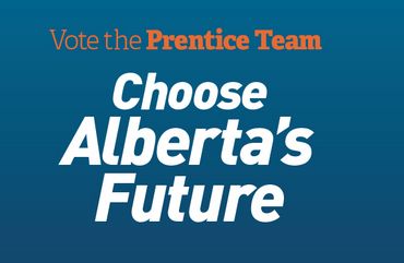 A PC Alberta logo.