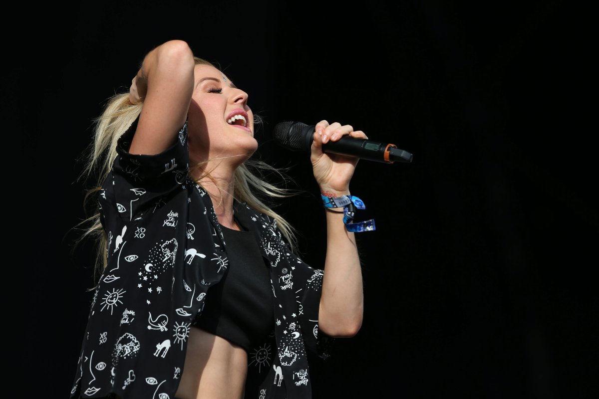Ellie Goulding performing at T in the Park