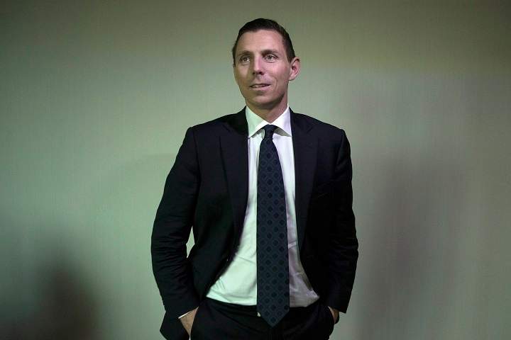 Patrick Brown, an Ontario PC leadership contender and MP for Barrie, is photographed in Toronto on Friday, April 10, 2015. 