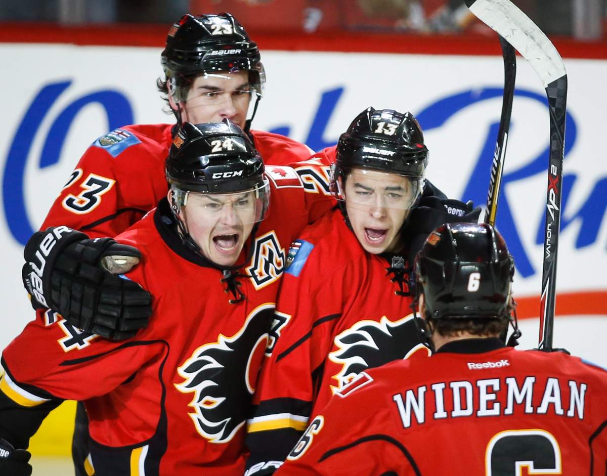 Jiri Hudler, Johnny Gaudreau