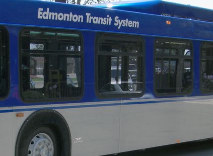 An Edmonton Transit System bus.
