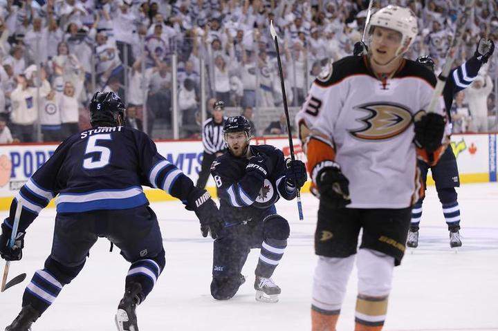 Stanley Cup Playoffs game 3, Jets vs. Ducks, April 20, 2015