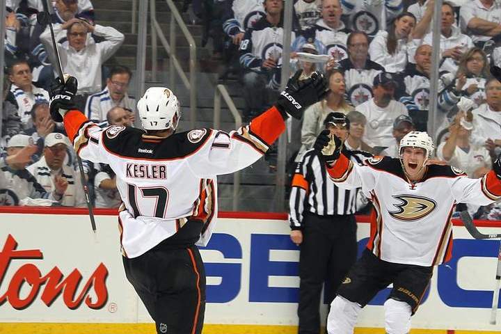Winnipeg Jets Anaheim Ducks Ryan Kesler