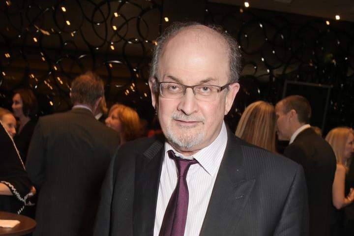 Sir Salman Rushdie attends the Mel Brooks BFI Fellowship Dinner at The May Fair Hotel on March 20, 2015 in London, England.