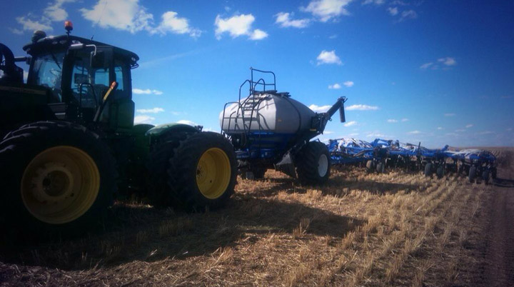 April 27: This Your Saskatchewan photo was taken by the Tuntland Family out seeding in Swift Current.