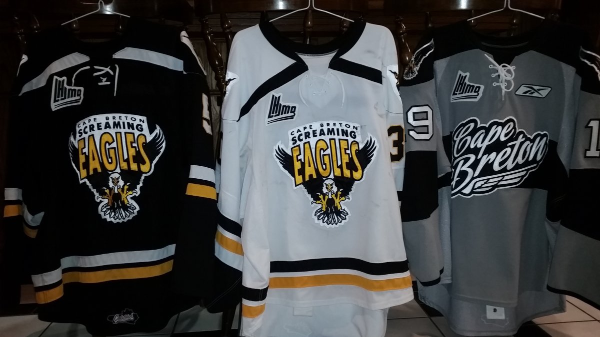 Cape Breton Screaming Eagles head office staff say someone broke into a storage closet and stole $3,800 worth of "game worn" hockey sweaters. The theft happened between Apr.11th and 15th from Centre 200.