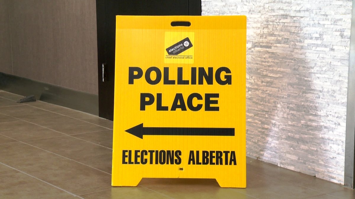 Alberta vote sign - elections alberta