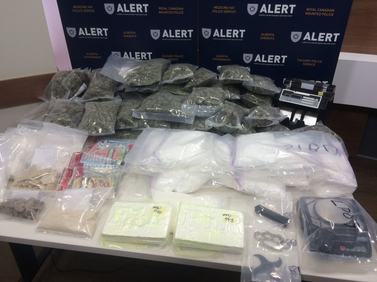 ALERT Edmonton seizes $850,000 in drugs from southeast homes, Wednesday, April 22, 2015. 