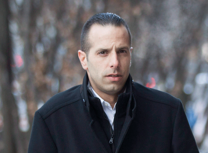 Alexander (Sandro) Lisi arrives at court in Toronto on Friday, March 6 2015. 