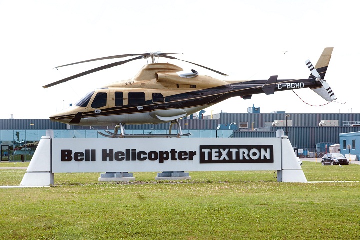 Bell Helicopter Textron plant in Mirabel Quebec.