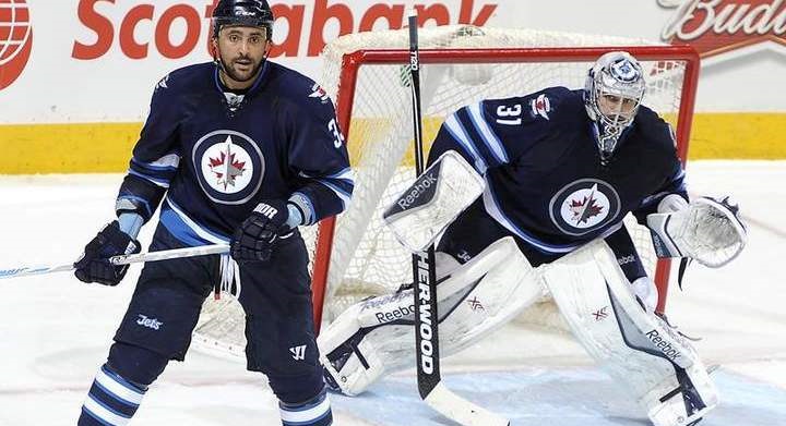 Four of the Winnipeg Jets' final five regular season games will be played without Dustin Byfuglien.
