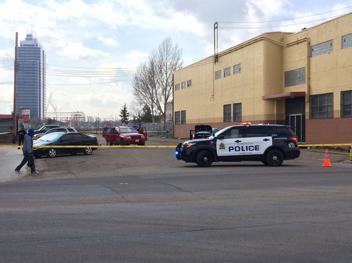 An 88-year-old woman died in hospital on Tuesday night, after being hit and run over by a Jeep that was backing up in a central Edmonton bottle depot parking lot. April 8, 2015.