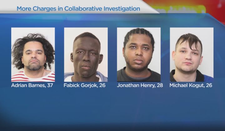 Four more people have been charged in an ongoing collaborative investigation by police in Alberta and B.C.
