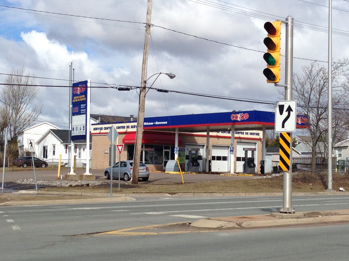 The Co-op Atlantic gas station on Vaughan Harvey Boulevard in Moncton. The board is recommending the sale of gas stations and grocery stores to Sobeys.