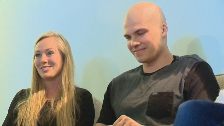 Former Saskatchewan Huskies hockey player Cody Smuk will undergo vaccine therapy in Germany.