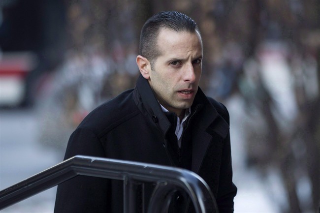 Alexander (Sandro) Lisi arrives at court in Toronto on Friday, March 6 2015.