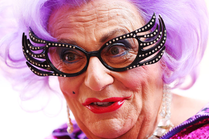 Dame Edna, pictured in 2013.