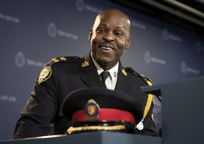 File photo of Toronto Police Chief Mark Saunders.