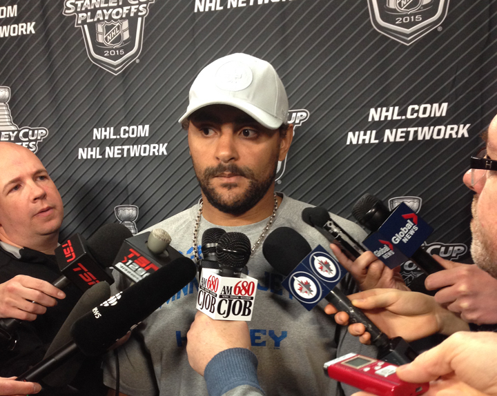 Dustin Byfuglien Winnipeg Jets MTS Centre NHL Playoffs