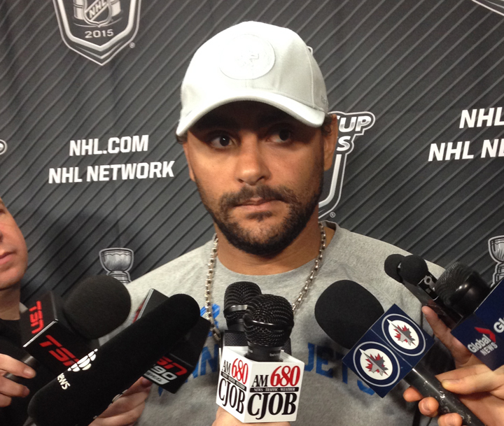 Dustin Byfuglien Winnipeg Jets MTS Centre NHL Playoffs