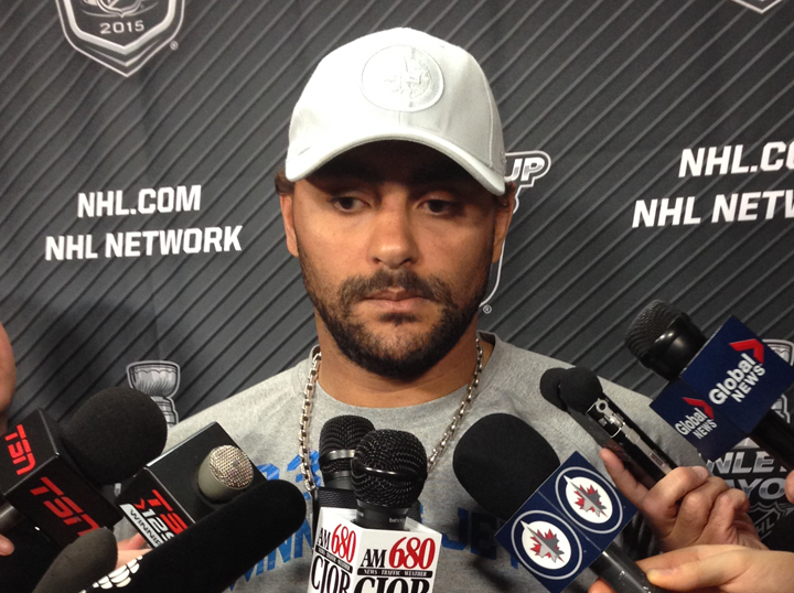 Dustin Byfuglien Winnipeg Jets MTS Centre NHL Playoffs