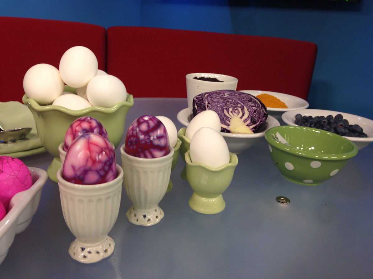 Local egg farmer, Catherine Klassen explains how to create food colouring naturally.