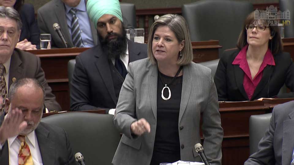 NDP leader Andrea Horwath continues to push for an inquest into deaths by suicide at a Hamilton hospital.