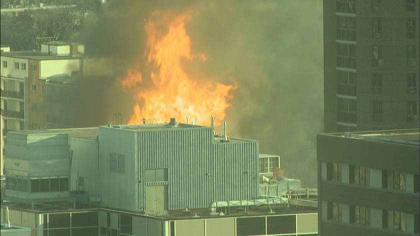 Hargrave Winnipeg fire