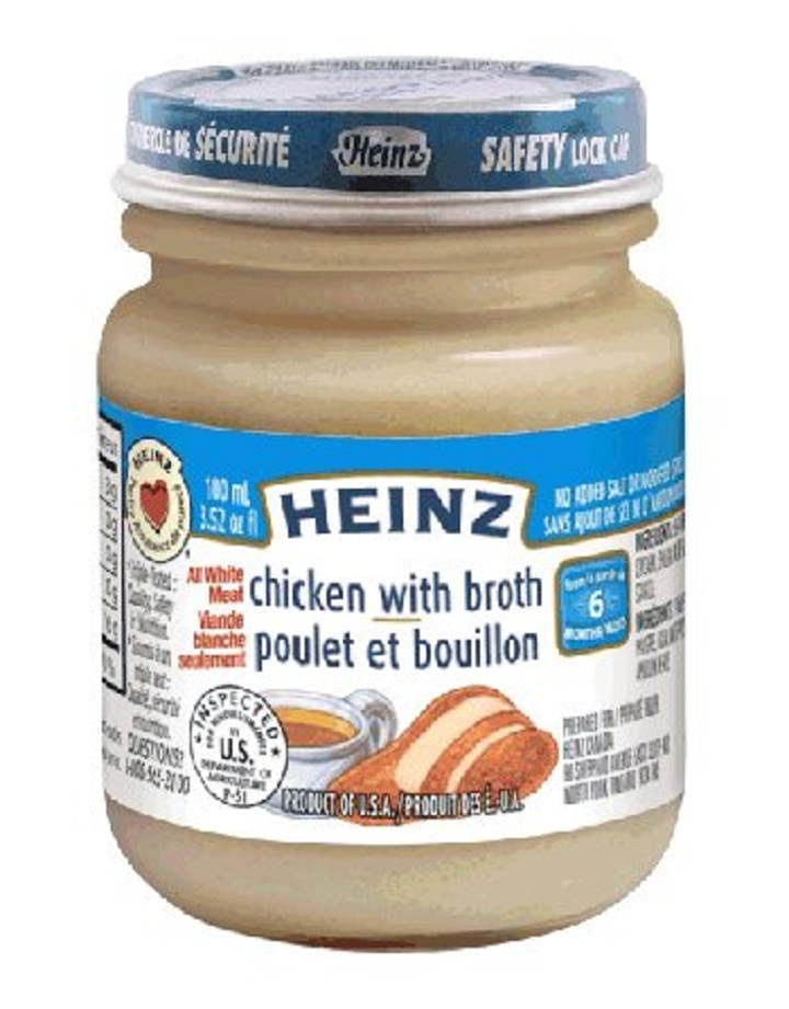 Heinz baby food recall chicken