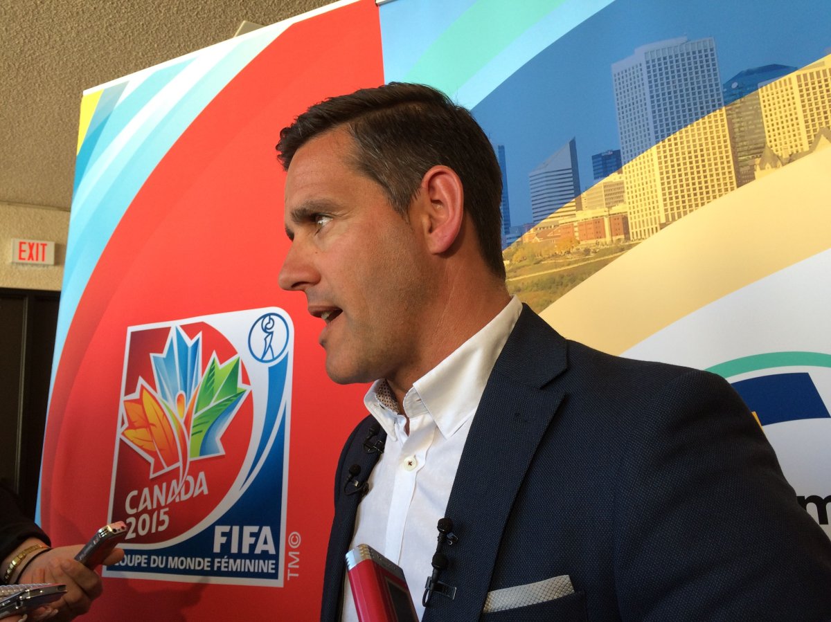 Team Canada’s soccer coach, John Herdman, visits Edmonton - image