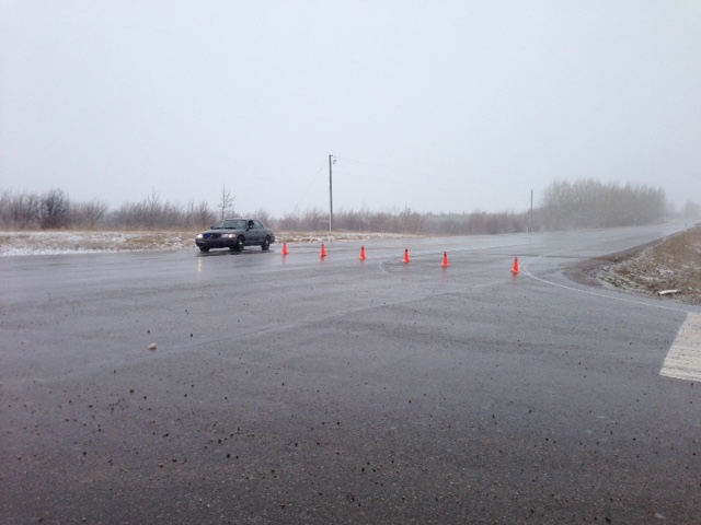 A man in his 40s was killed in a two-vehicle head-on collision, which shut down a section of Highway 627 in Parkland County on Wednesday morning.