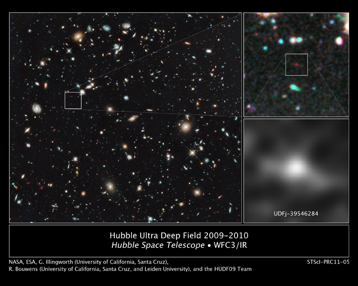 Hubble spots oldest galaxy ever seen