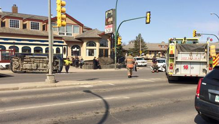 Southbound Idylwyld Drive at 23rd Street closed after a two vehicle collision.