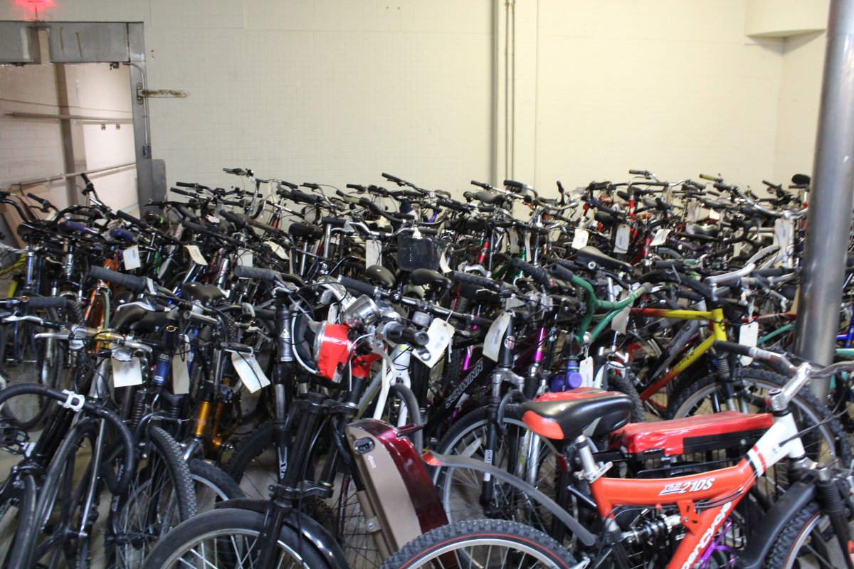 This year's selection of bicycles at the Vancouver Police Auction, although small, features more high-end models.