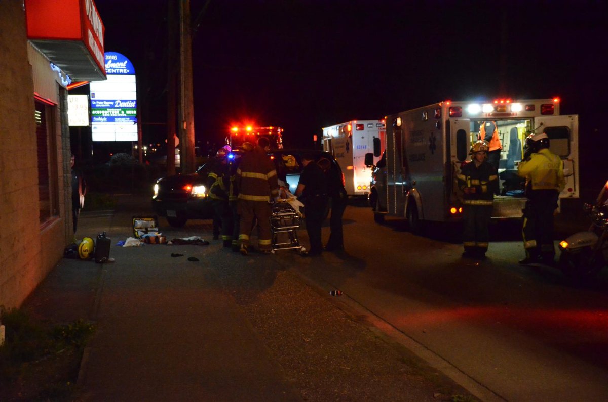 Man seriously injured in apparent hit-and-run in Langley - image
