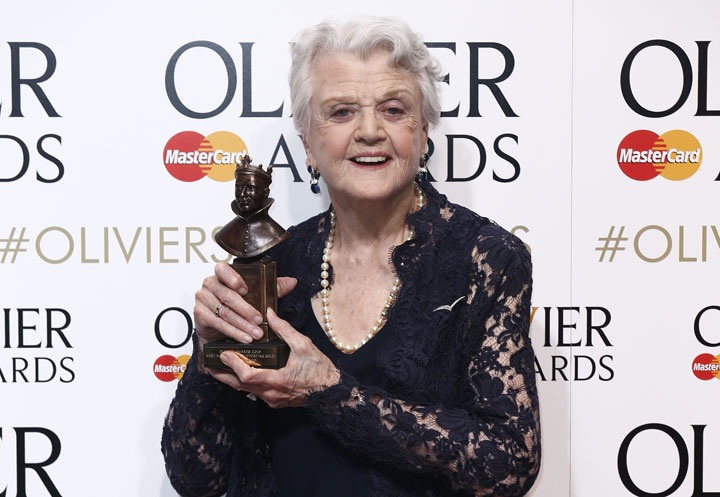 Angela Lansbury, pictured on April 12, 2015.