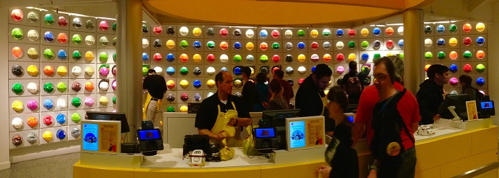 A LEGO store at Disneyworld in Orlando, Florida in 2015.