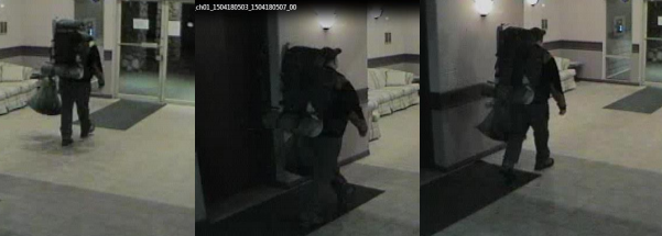 On Sunday, police released security video images of Linton leaving his apartment complex in the hope that it will assist in locating him. 