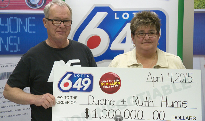 A couple from Unity, Sask. had their dreams come true after winning one-million dollars in Lotto 6-49.