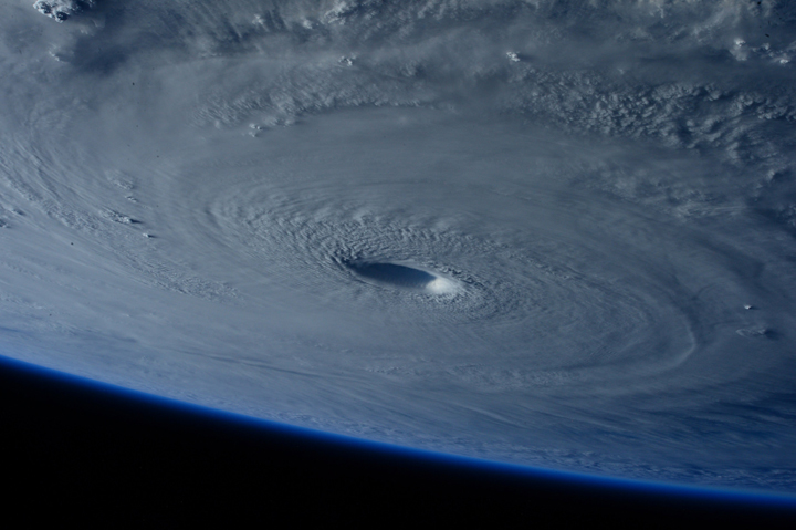 The eye of Maysak is incredibly well-defined.