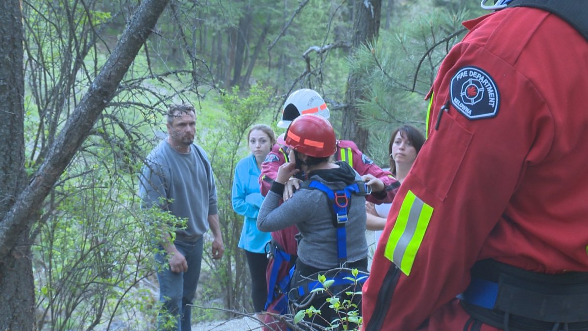 Kelowna Fire Department rescues hiker from canyon in Mill Creek Park - image