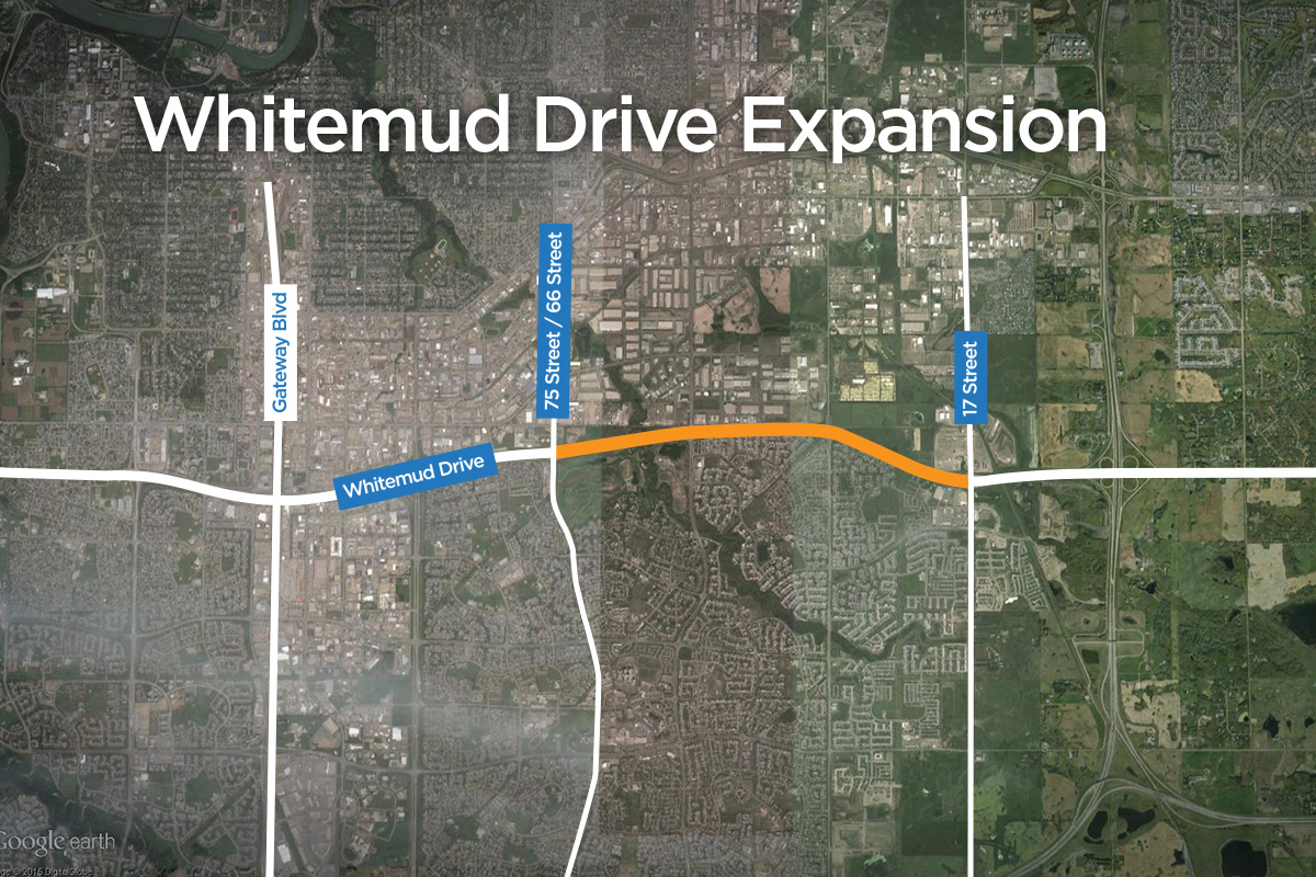 Eastern portion of Whitemud Drive expanding to six lanes - image