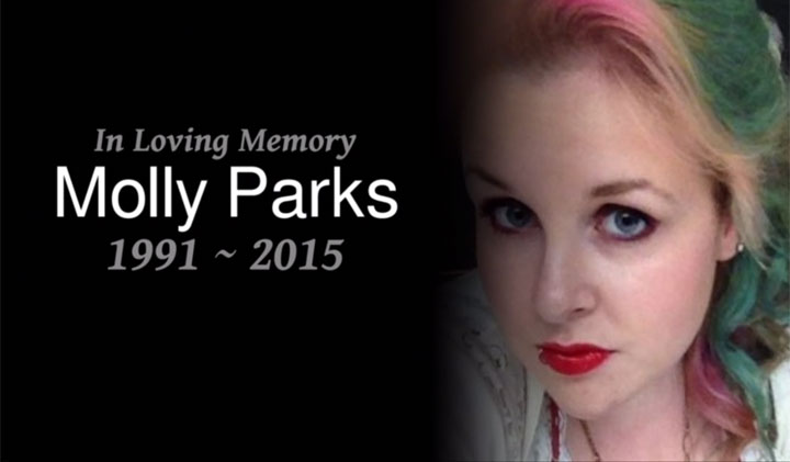 Molly Parks was found dead last week in Manchester, New Hampshire.