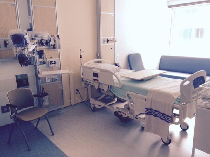 The neonatal ICU of the new McGill University Health Centre at the Glen site on April 22, 2015.